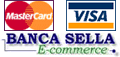 Su questo sito è possibile effettuare transazioni con carte di credito su server sicuro SSL Banca Sella